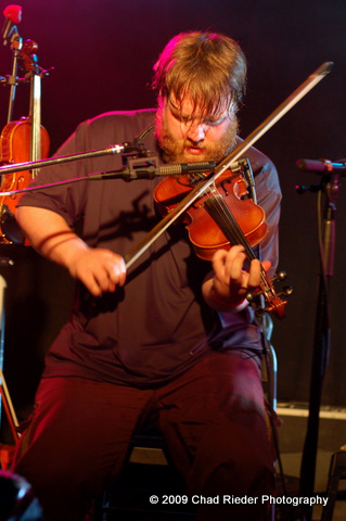 Ryan Young on fiddle