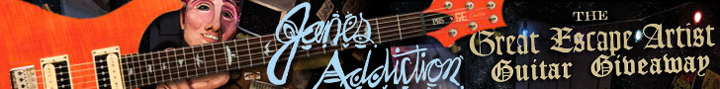 Jane's Addiction Guitar Giveaway