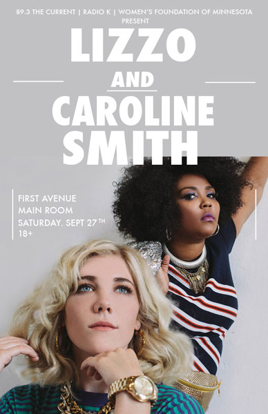 Caroline Smith Lizzo First Avenue poster