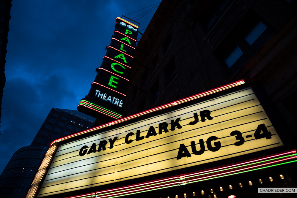 Gary Clark Jr. Palace marquee