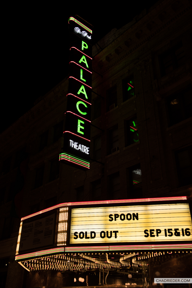 Spoon Palace Theatre marquee